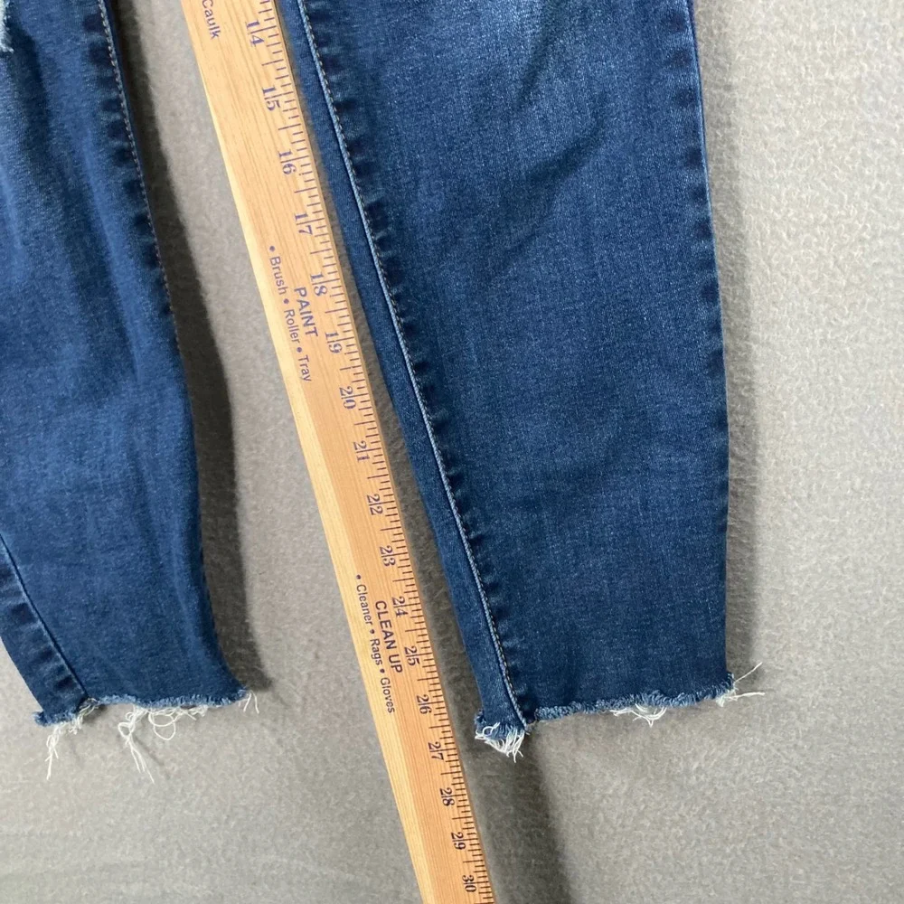 Refuge Miami Skinny Jeans Womens‎ Size 11 Distressed Dark Wash Denim